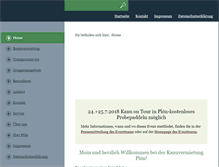 Tablet Screenshot of kanuvermietungploen.de
